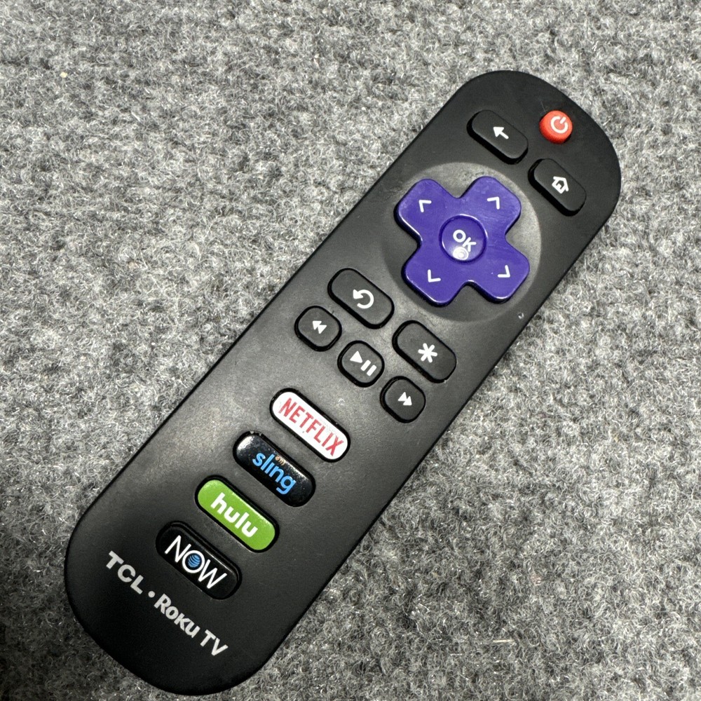 OEM TCL ROKU TV Remote Control With NETFLIX/ SLING/ HULU / NOW Buttons Tested