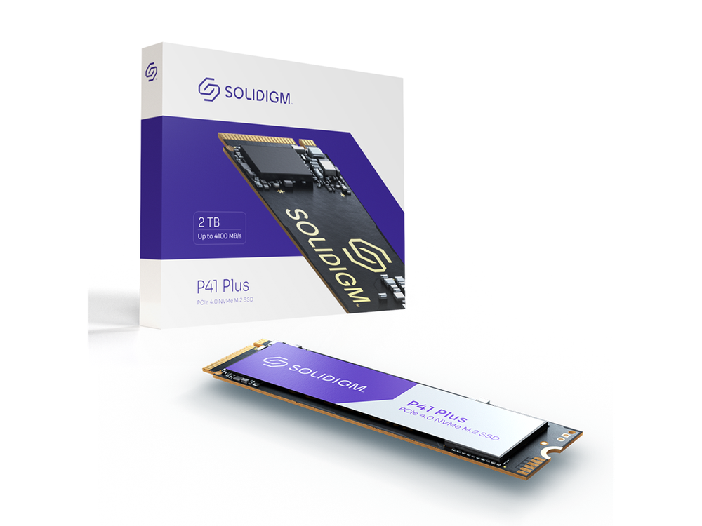 Solidigm P41 Plus 2TB M.2 2280 PCIe 4.0 NVMe Gen4 Internal Solid State Drive