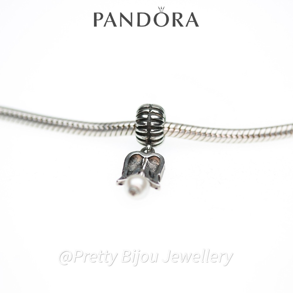 Pandora .925 Guardian Angel Dangle Charm with White Freshwater Pearl - 790975P