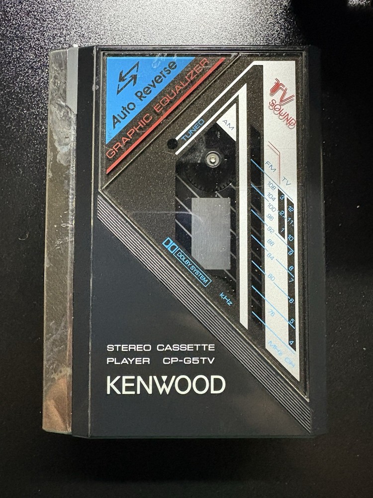 Vintage KENWOOD CP-G5TV AIWA P7 Cassette Player with Equalizer for Parts Repair