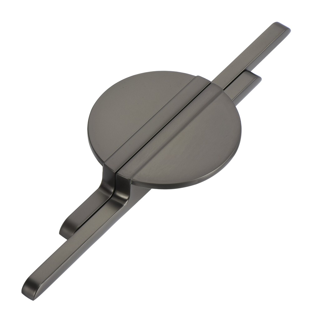 4 Pack Brushed Grey Cabinet Pulls Semicircle Cabinet Handles 2-1/2 Inch (64mm)