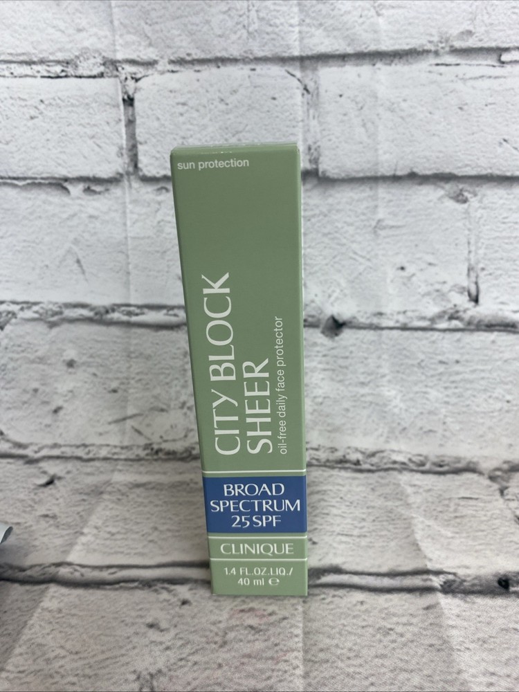 Clinique City Block Sheer Oil-Free Daily Face Protector SPF 25 Prime 40ml