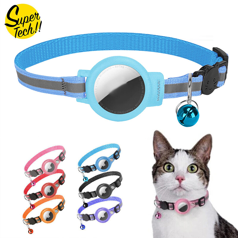 Apple AirTag GPS Pet Collar for Anti-Lost Tracking for Cats and Dogs
