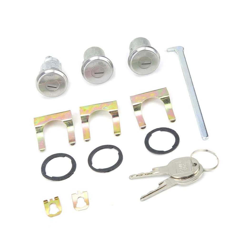 for Chevrolet Camaro Door Lock Cylinder Key Set Replacement Parts 65439476528