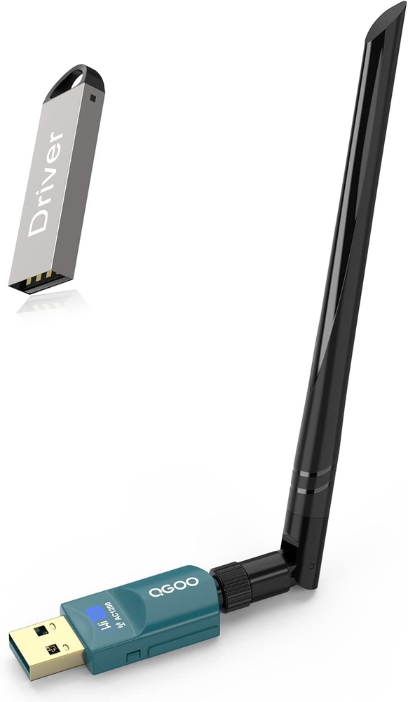 USB Wifi Wireless Adapter for PC 1200Mbps  USB 3.0 Dongle 802.11 Ac Network Adap