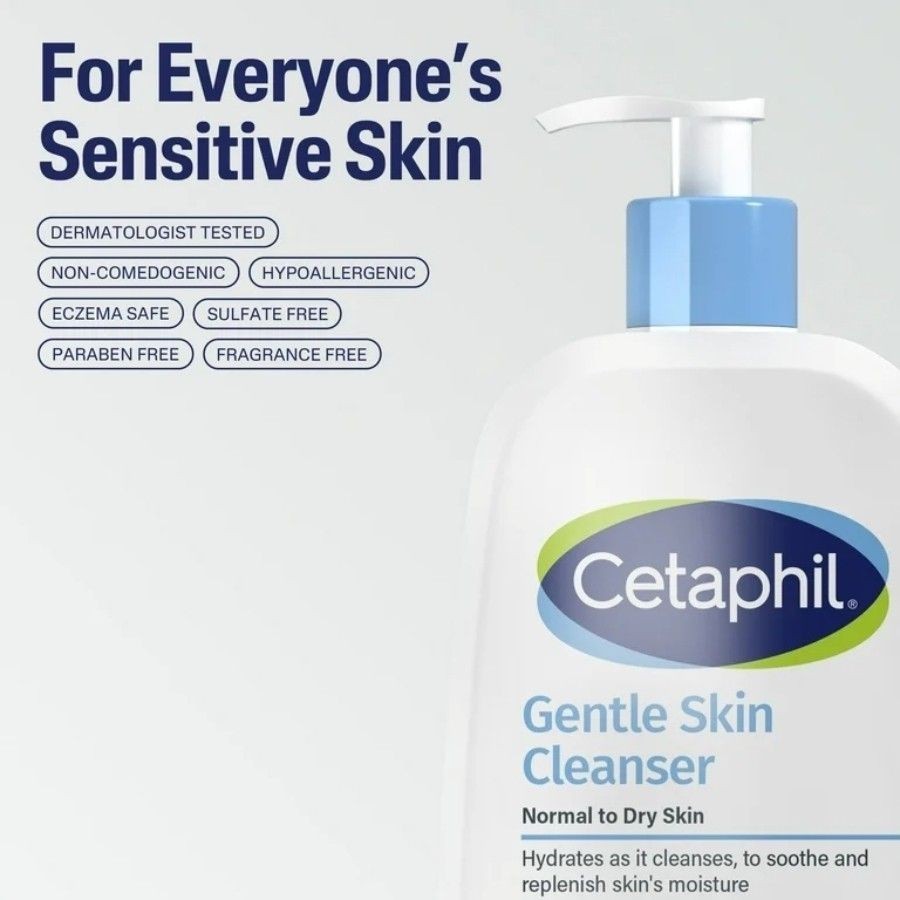 Cetaphil Gentle Skin Cleanser for Normal to Dry Skin 20 oz