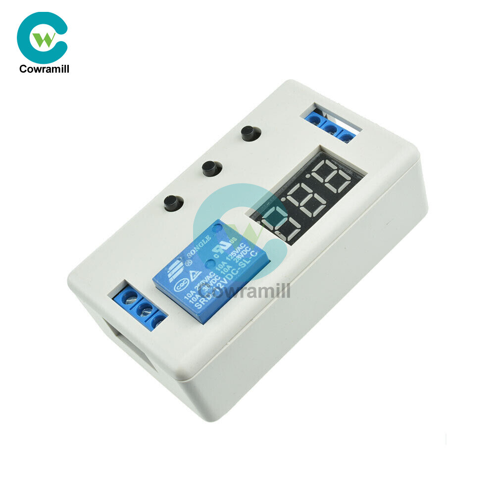 12V LED Automation Delay Timer Control Switch Relay Module with case
