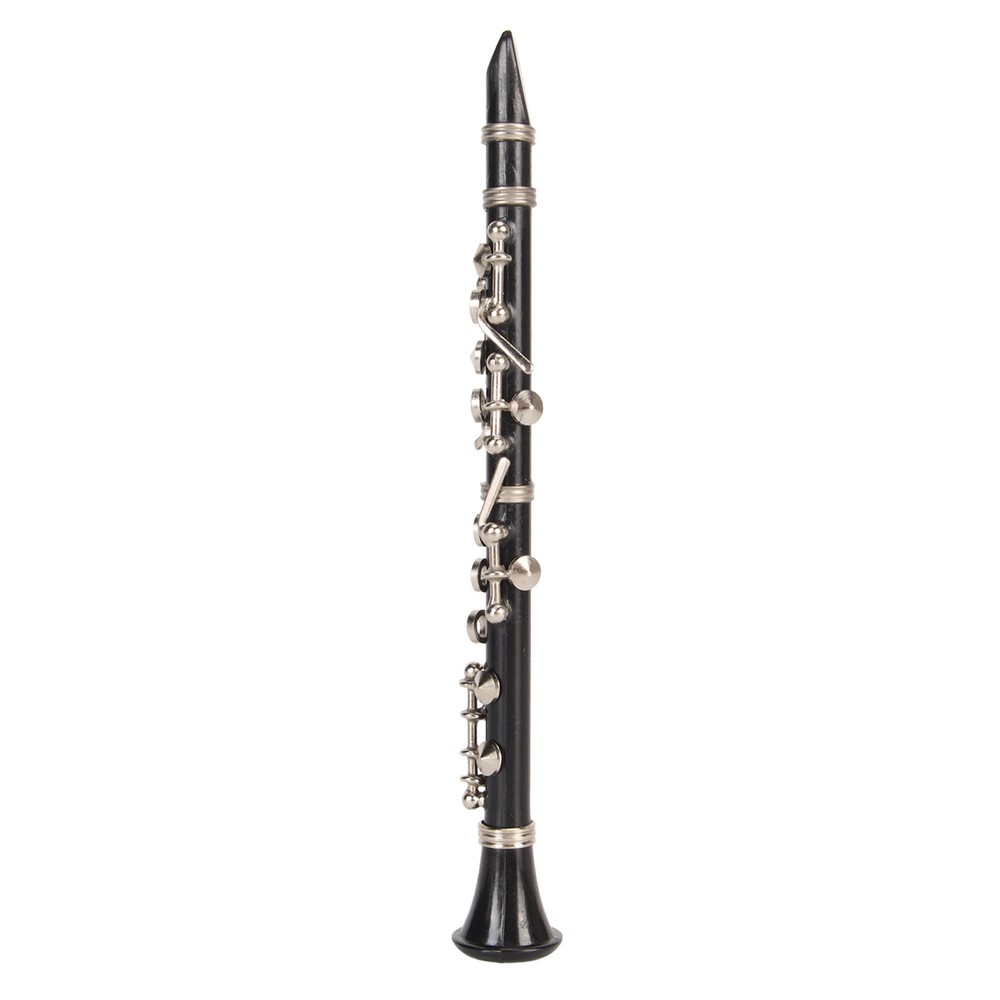 13cm Mini Clarinet Model Simulated Miniature Clarinet Musical Instrument Dol BUN