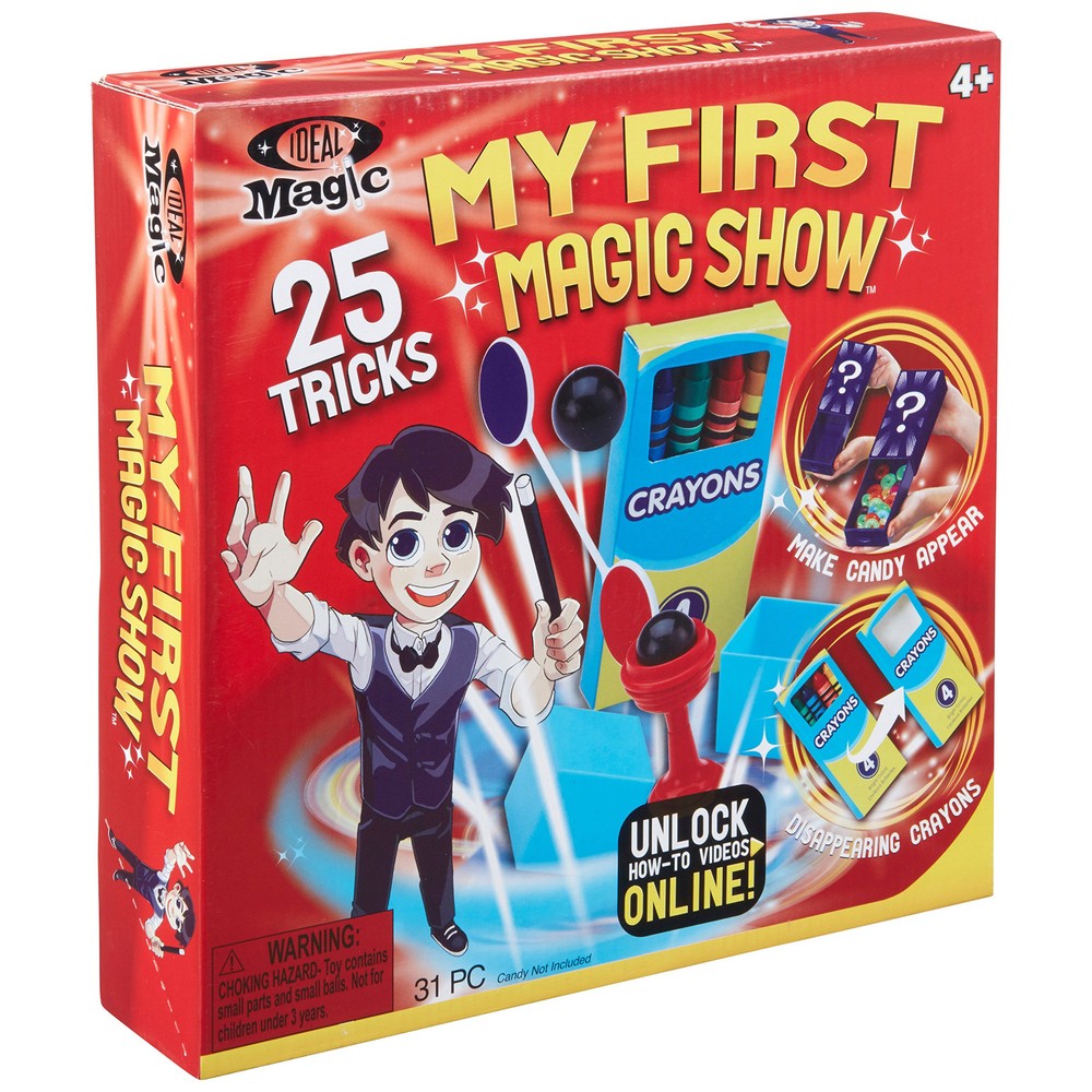 Ideal Magic My First Magic Show Kit Learn 25 Easy Tricks with Props Great for Beginners