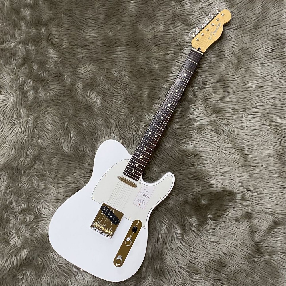 Fender Made in Japan Hybrid II Telecaster Arctic White Electric Guitar Telecas