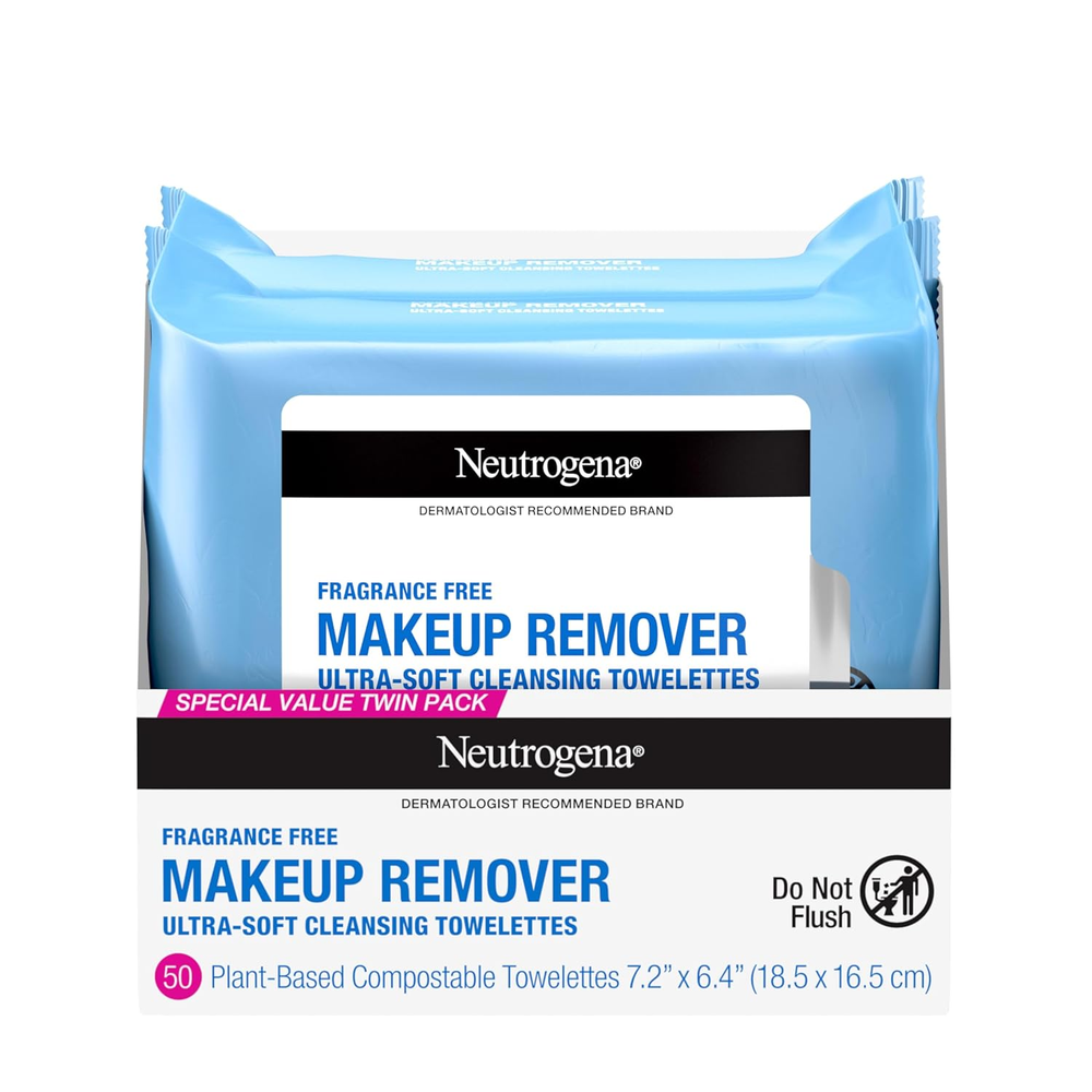 Neutrogena Fragrance-Free Makeup Remover Facial Cleansing Wipes