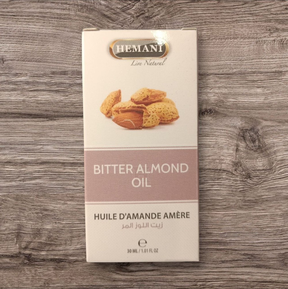 2x Bitter Almond Oil 30ml – 100% Natural for Skin, Hair & Massage (Total 60ml)