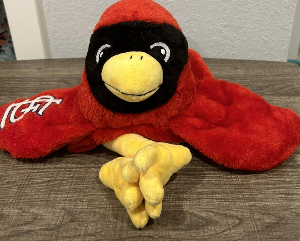 St. Louis Cardinals SGA Plush Red Bird Hat 4/21/24 Fredbird