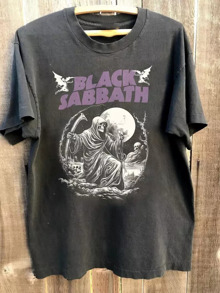 Black Sabbath Band Metal Music Shirt Men Women Chacoal color AN38812