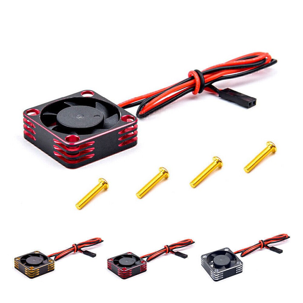 540 550 Motor Brushless ESC High-speed Radiator Cooling Fan For 1/10 1/8 RC Car