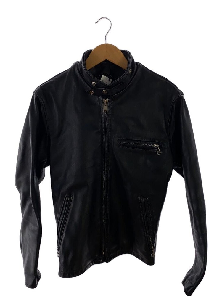 Schott Leather Blouson Jacket in Black Style 2296