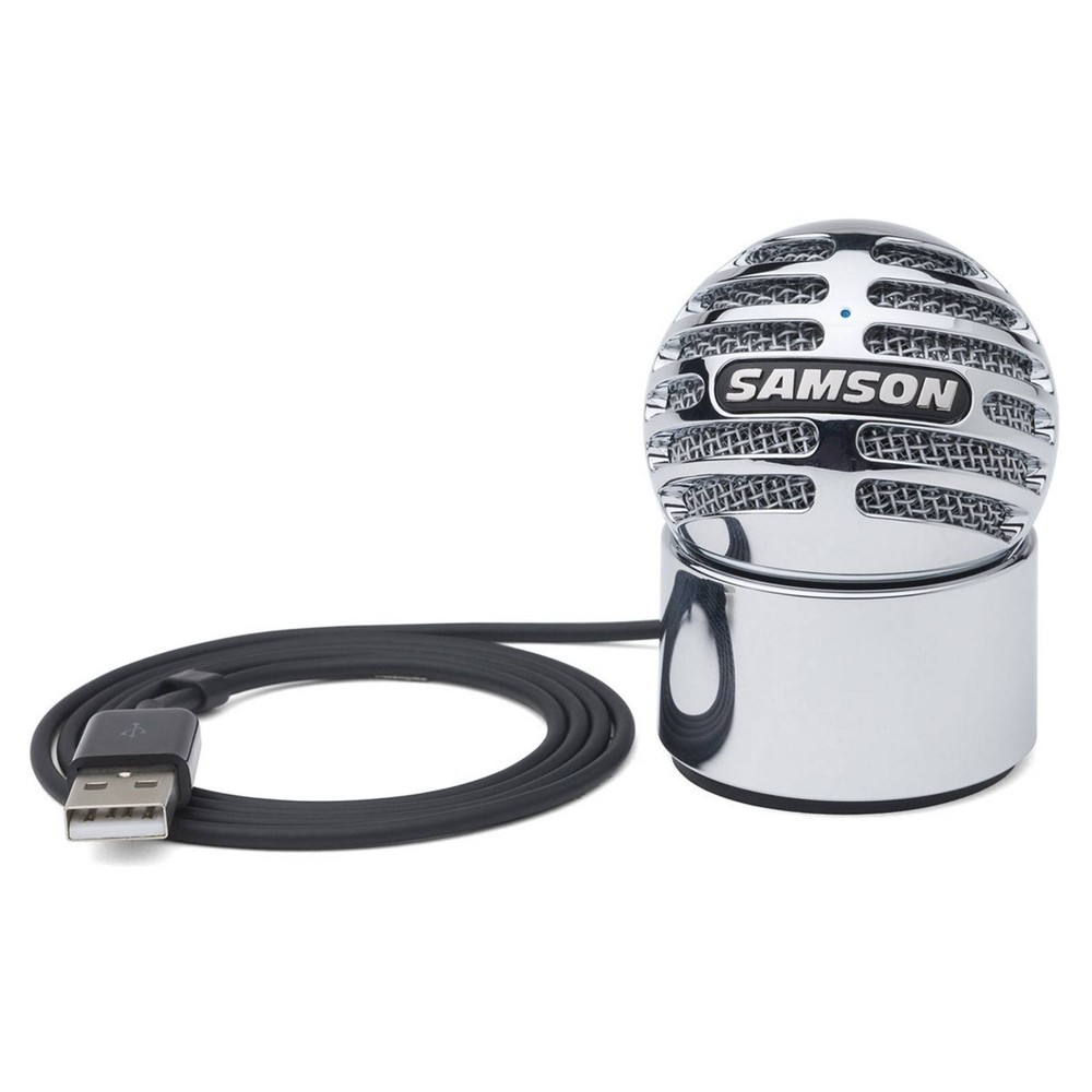 Meteorite USB Condenser Microphone, Chrome
