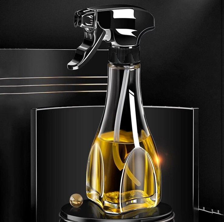 8.12 Oz Olive Oil Dispenser Bottle for Kitchen,Oil Sprayer for Cooking with Rota