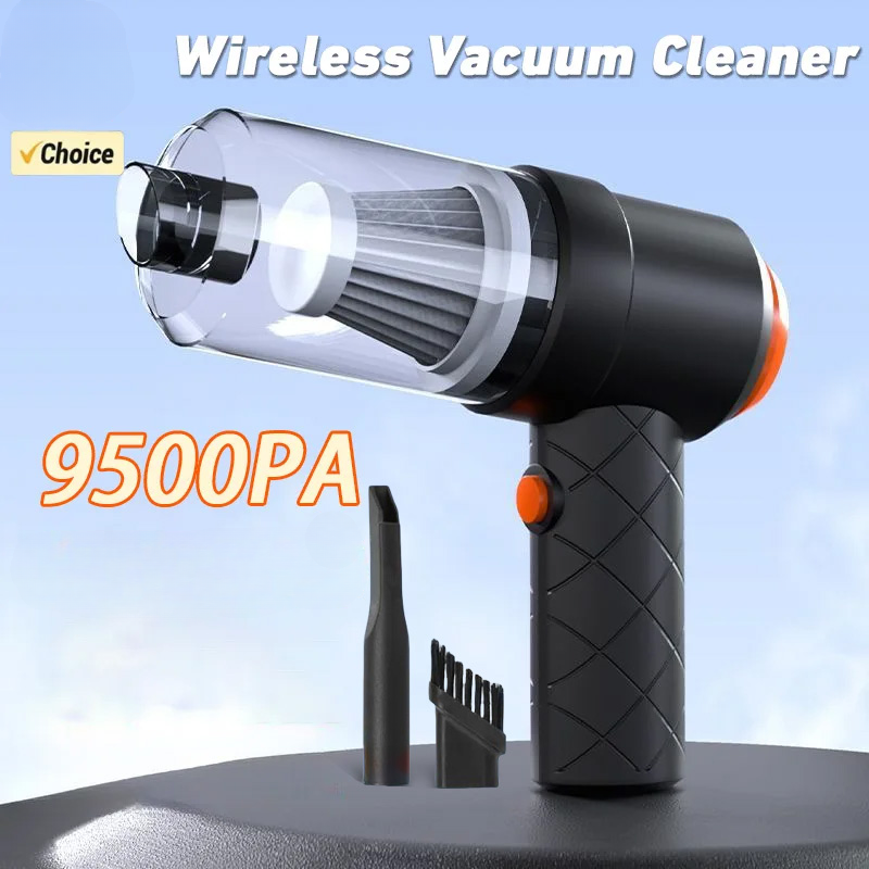 Wireless 9500Pa Car Vacuum Cleaner Cordless Auto Portabale High-power For Home