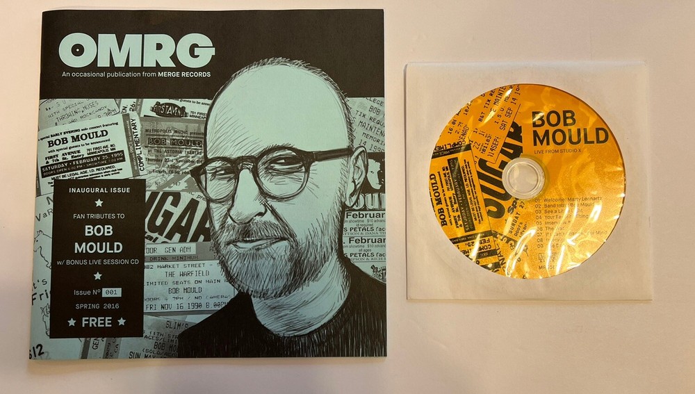 OMRG Magazine Issue 1 Spring 1026 Bob Mould with Bonus Live Session CD Husker Du