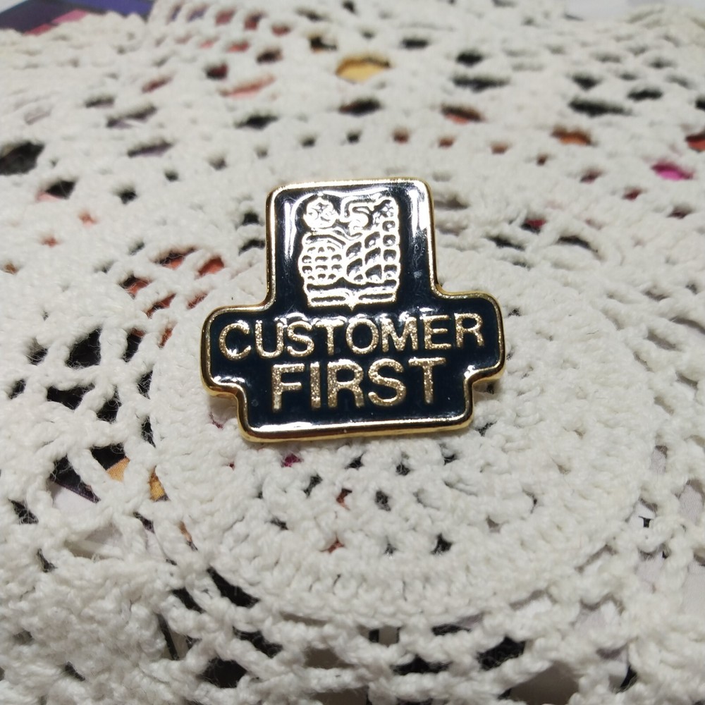 Vintage Customer First Pin-image