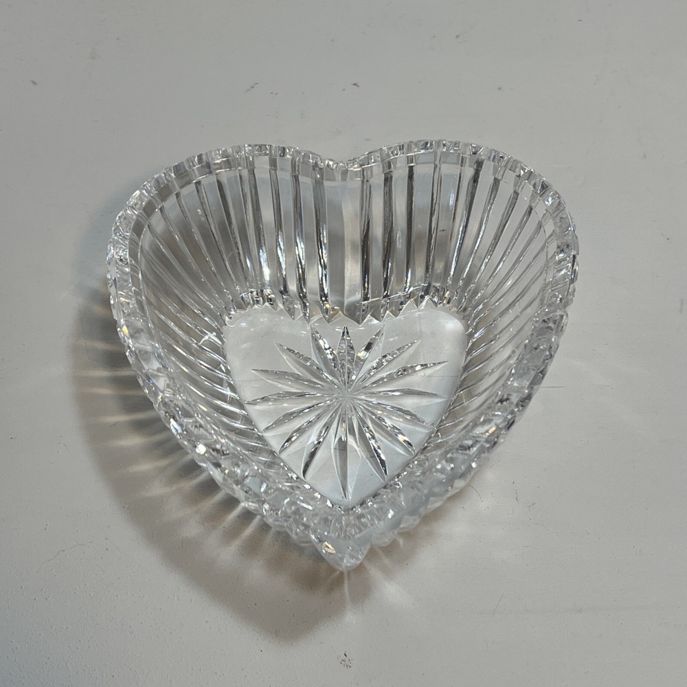 Waterford Crystal Heart Candy Dish for Elegant Treats Display
