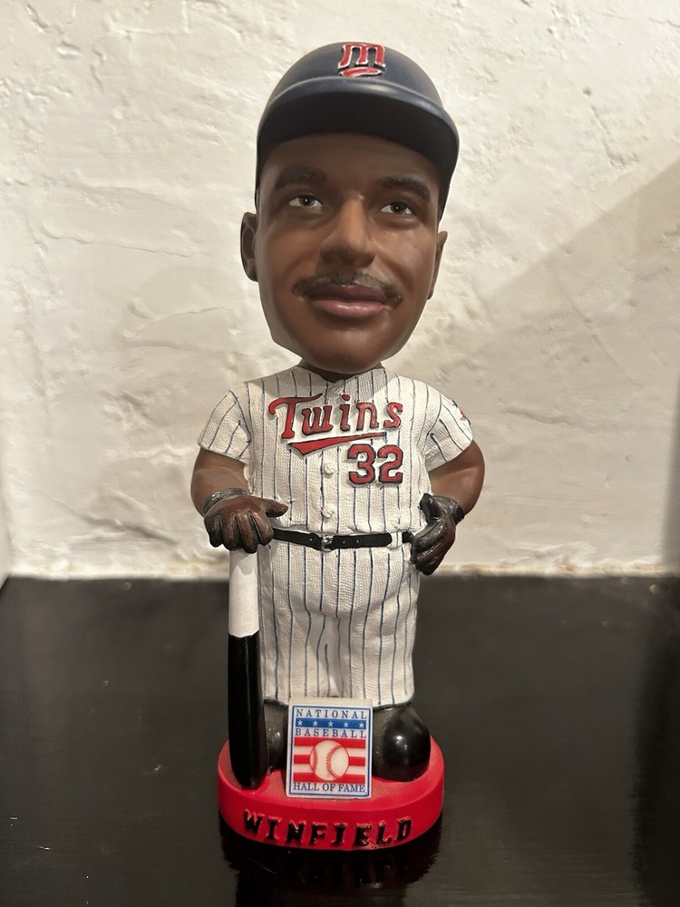 2001 Dave Winfield Bobblehead Minnesota Twins Red Base In Original Box