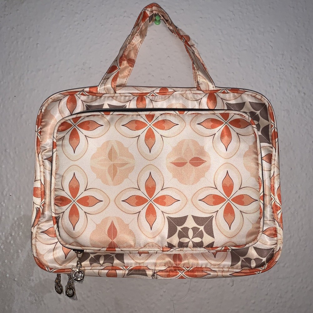 Advinity toilery bag, Travel Make Up  Organizer, beige brown color