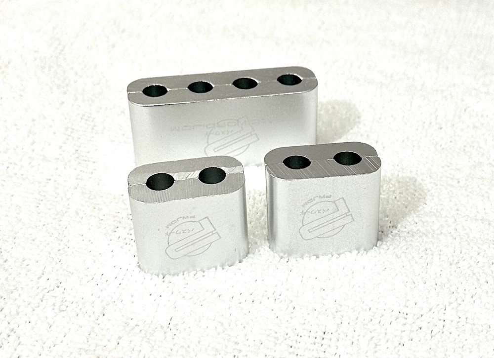 Password JDM Spark Plug Wire Clamp Divider - Line Separator Set -Silver-image