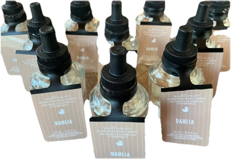 10 DAHLIA Dalia Wallflowers Bulb Refill BULBS Bath & and Body Works