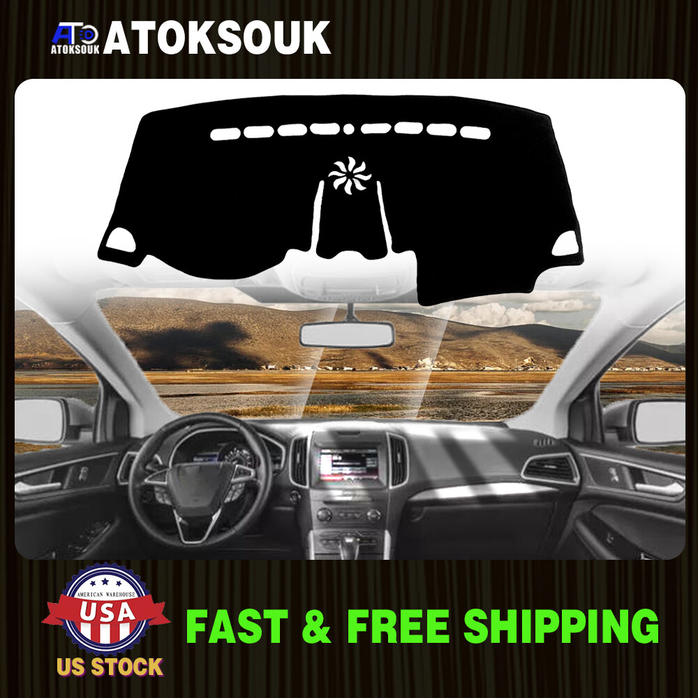 Sun-Proof Dashboard Cover Mat for 2015-2021 Ford Edge Interior Protection