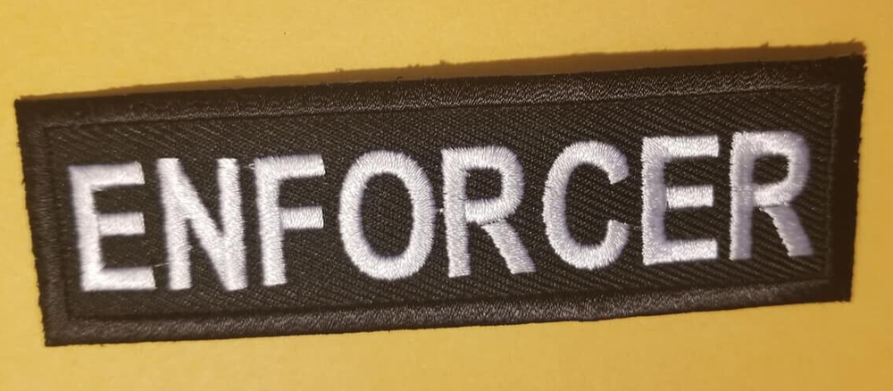 ENFORCER Club Officer Embroidered Patch Worldwide shipping