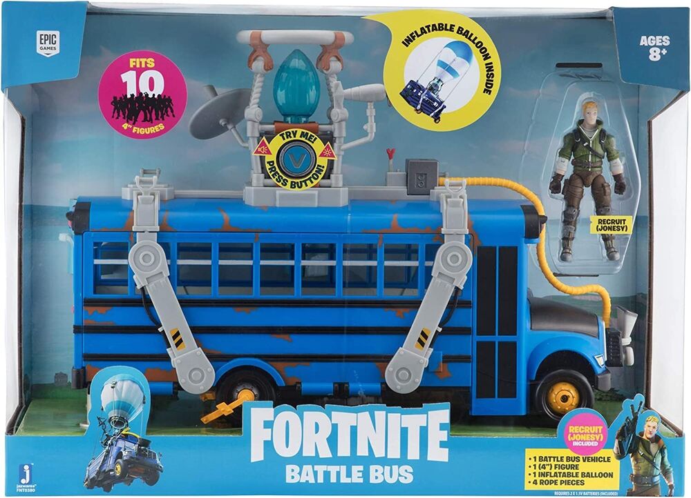 Jazwares Fortnite Vehicle Battle Bus 4” Action Figure approx. 36cm FNT0380 JPN