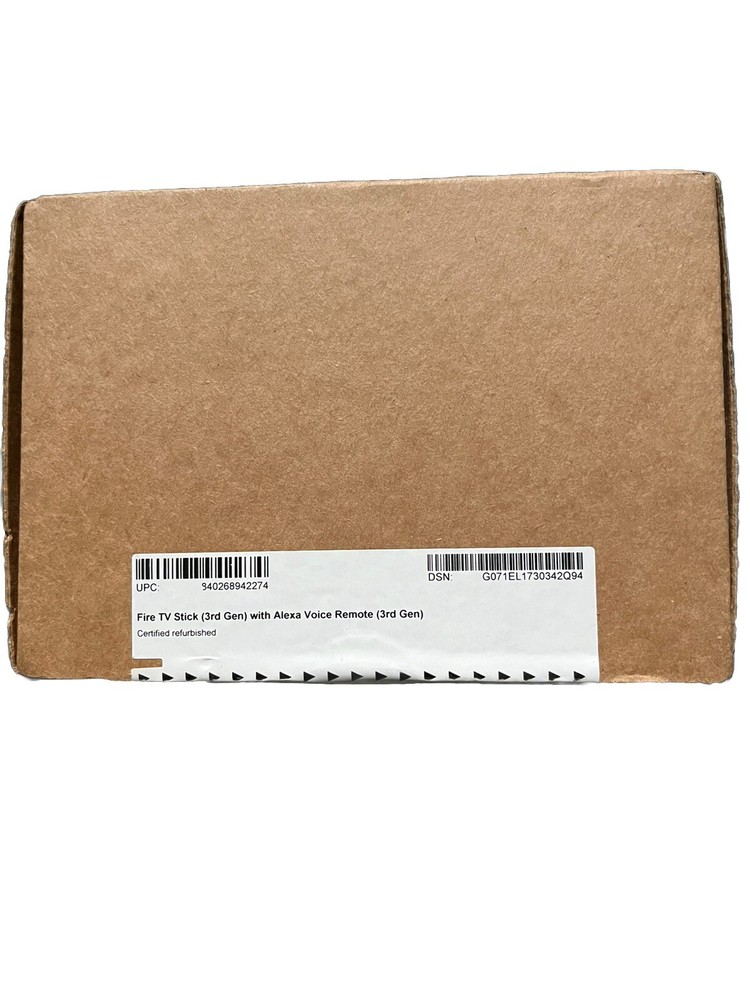 Amazon Fire Stick 3rd Gen TV Stick- Black (B07ZZVX1F2)