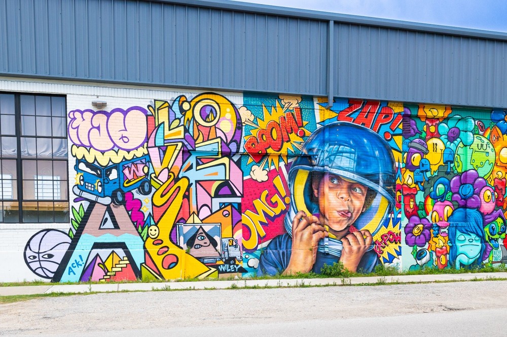 Houston Mural Artist Wiley Digital Image Photo Wallpaper Background-image