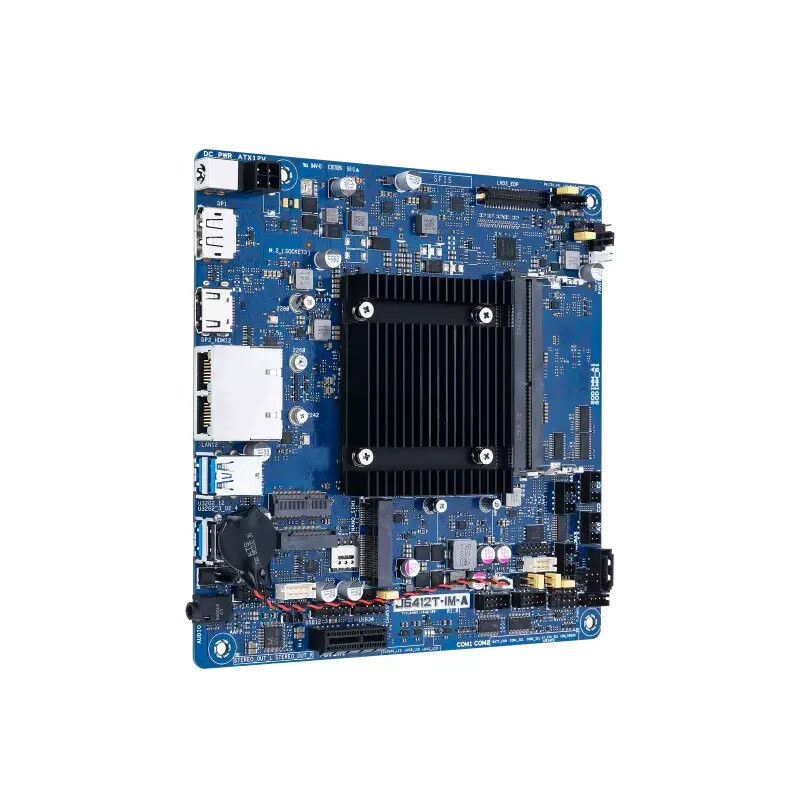 ASUS IOT J6412T-IM-A ITX Industrial Motherboard with Built-in CPU and Wide Temp Support-image