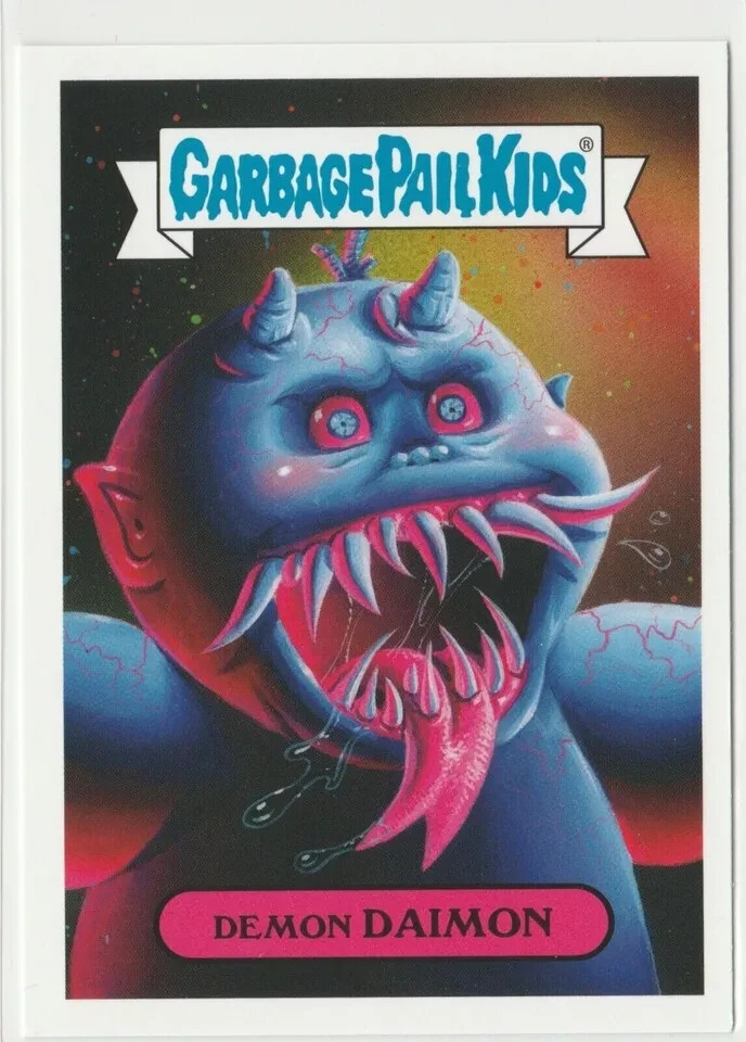 Demon Daimon #1a Garbage Pail Kids GPK 2019 Revenge of Oh the Horror-ible