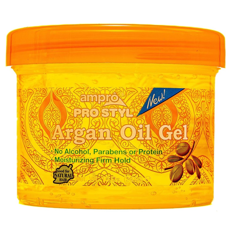 Gel para peinar aceite de argán Ampro Pro Styl 15 oz (426 gm)
