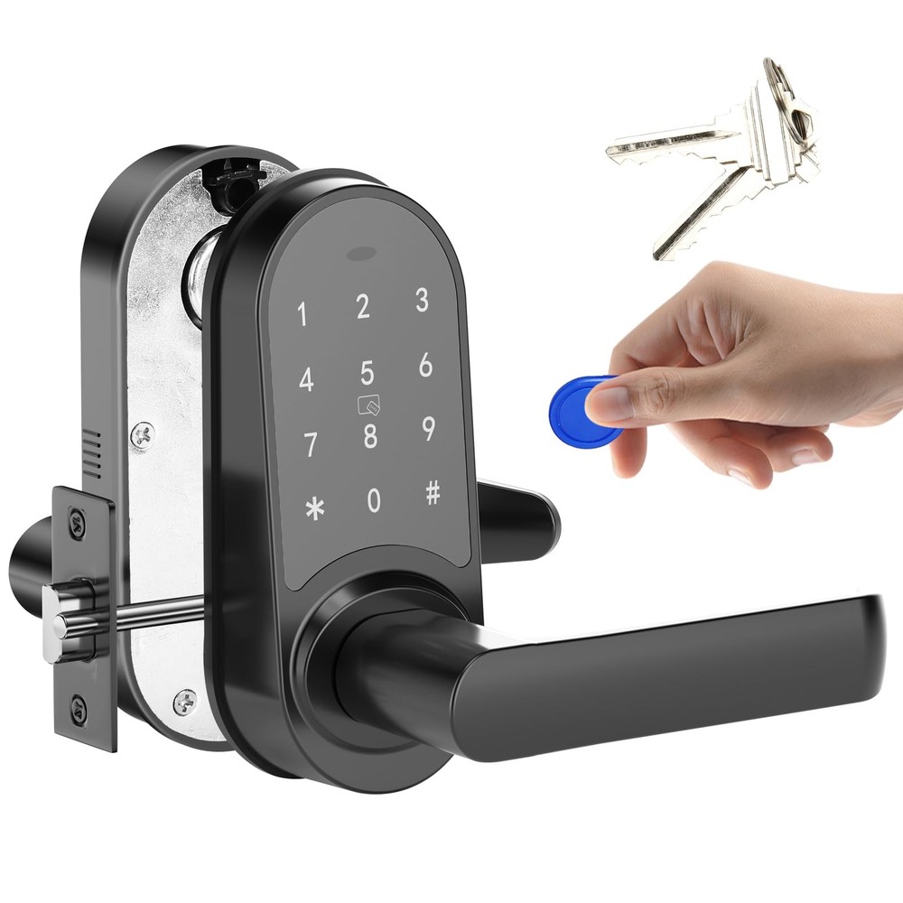 Smart Keyless Entry Knob with Electronic Keypad Door Lock