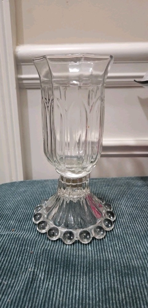 Vintage Homco Beveled Square Votive Candle Holder with Boopie Base