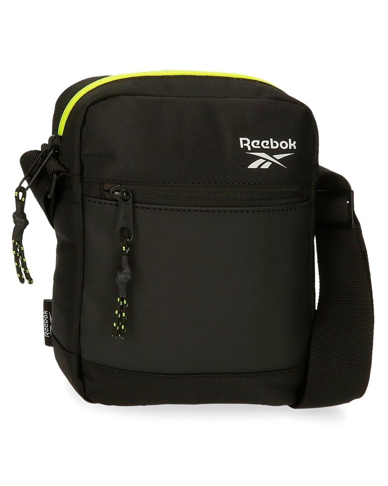 Reebok 8825421 Hamilton Crossbody Bag Purse Unisex Synthetic Black