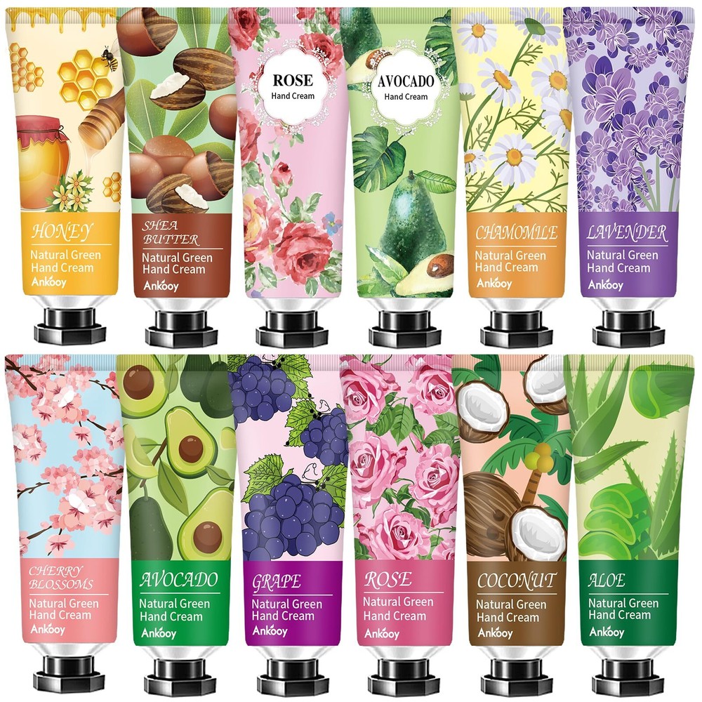 t12 Pack Hand Cream Christmas Gifts Stocking Stuffers for Adults Women,Moistu...