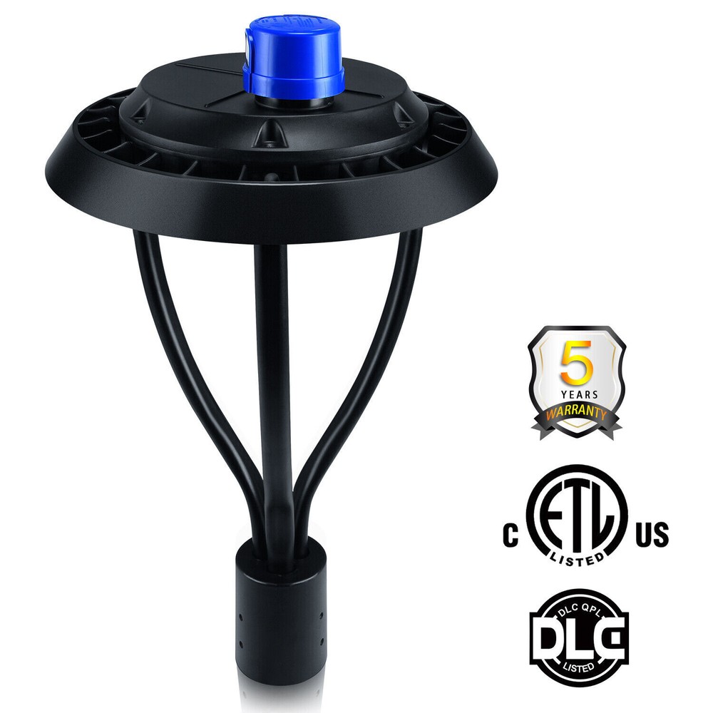 150W Dusk to Dawn LED Post Top Light for Garden Yard Parking Lot Road