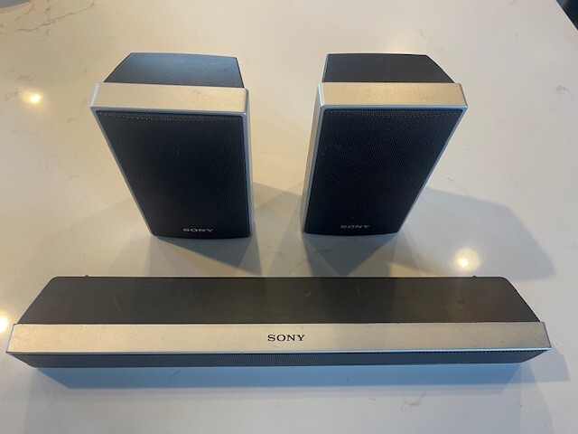 Sony SS-TS72 and SS- CT71 Home Theater Surround Sound System TV
