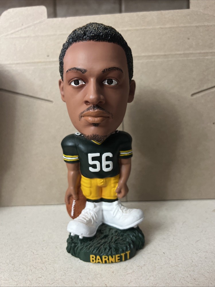 Green Bay Packers Nick Barnett NFL Bobblehead No Box Collectible