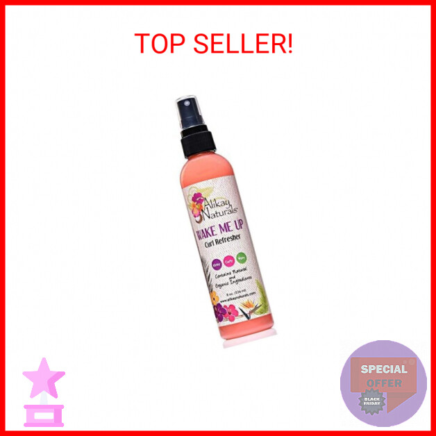 Alikay Naturals Wake Me Up Curl Refresher for Daily Hydration 8oz-image