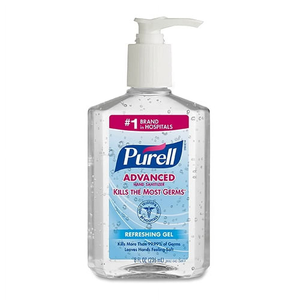 Purell Advanced Hand Sanitizer Refreshing Gel, Vitamin E, 8oz