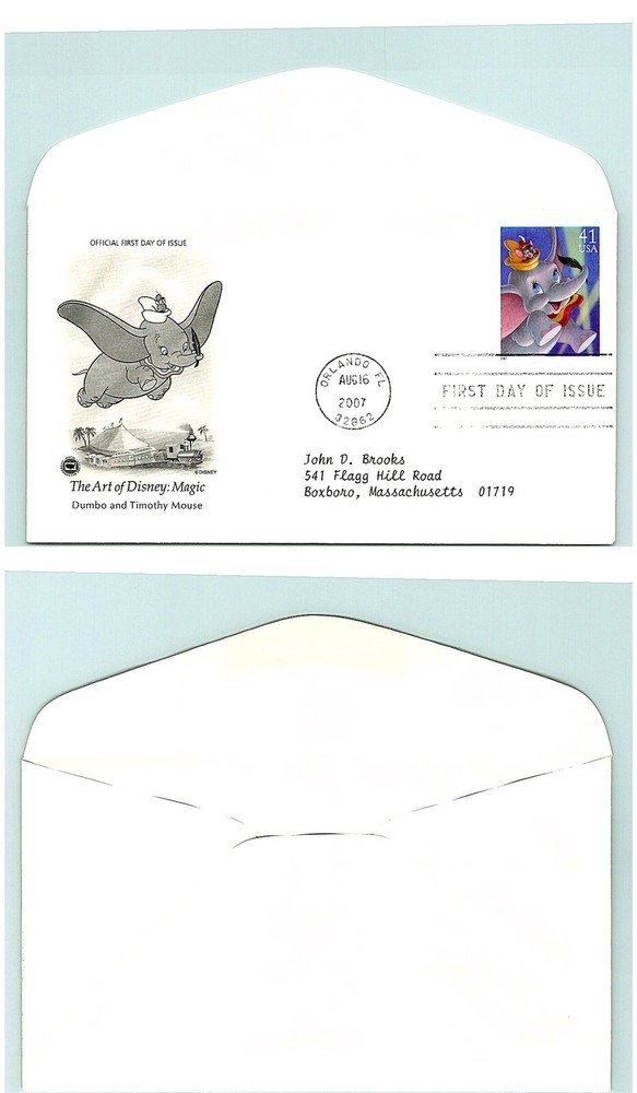 S01-5622, ART OF DISNEY: MAGIC, DUMBO & TIMOTHY MOUSE, PCS/ARTCRAFT FDC