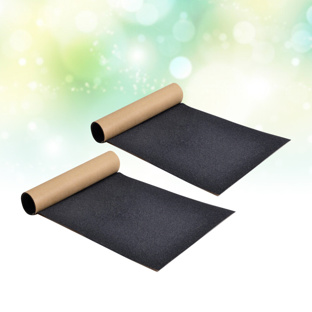 2 Pcs Waterproof Skateboard Tape Skateboard Sandpaper