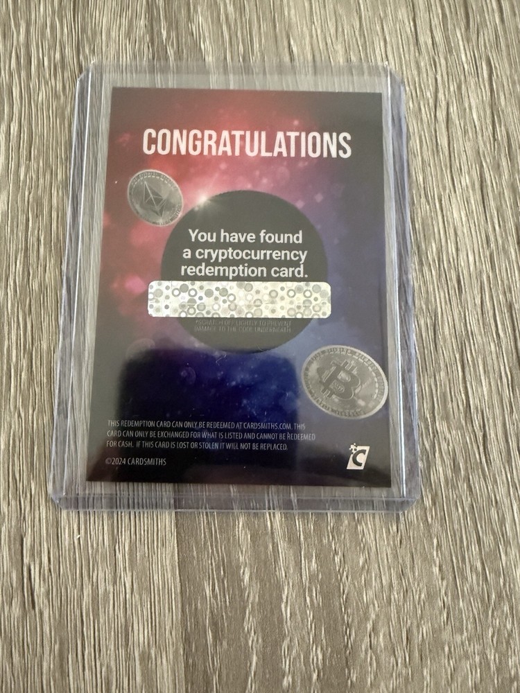Cardsmiths Currency Series 4 Cryptocurrency Redemption Unscratched-image
